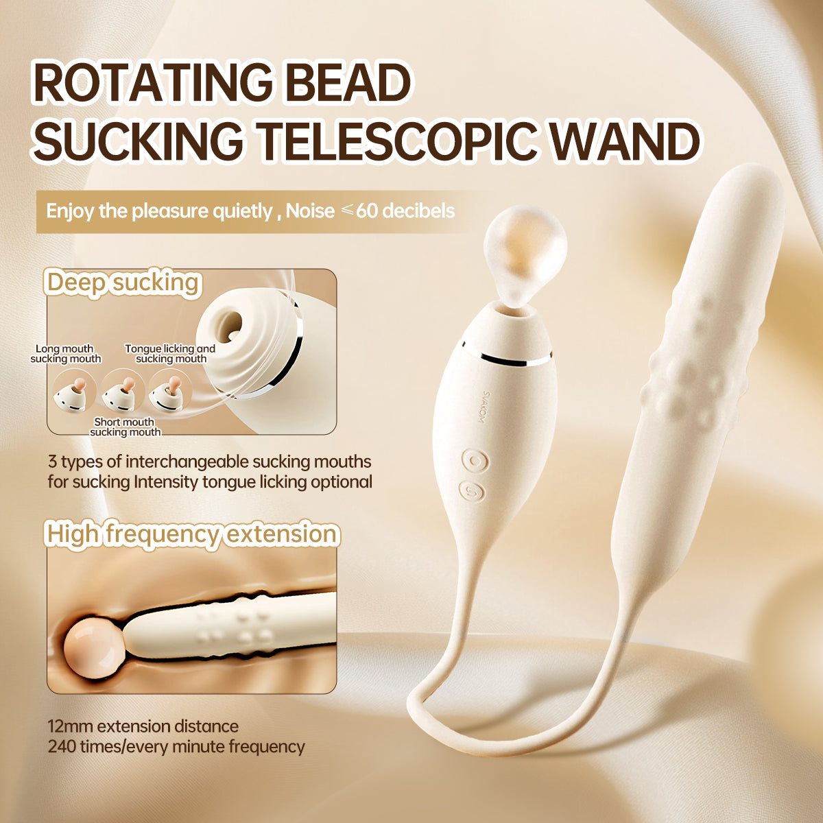 ROTATING BEADSUCKING TELESCOPIC WAND