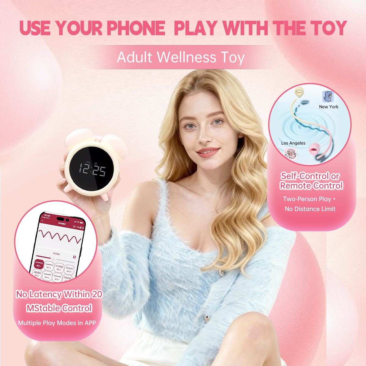 ADULT WELLNESS TOY Disguised as an Alarm Clock